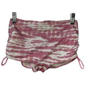 Victoria’s Secret Pink Boyshort Pink Tie Dye Bottom- Sz Small